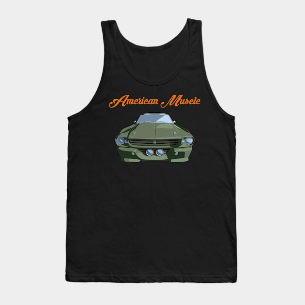 American Muscle 2 Tank Top by FurryBallBunny